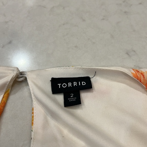 Torrid Mini Swiss Dot Tunic Center Pleat Dress size 2X - Picture 7 of 13